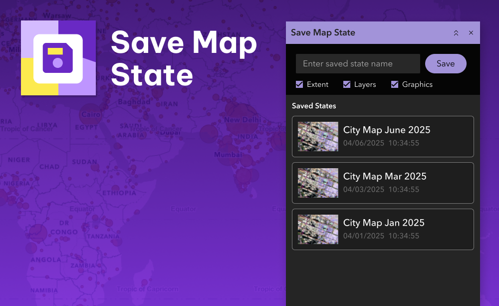 Save Map State