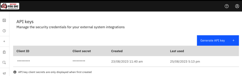 swx sentinel api keys